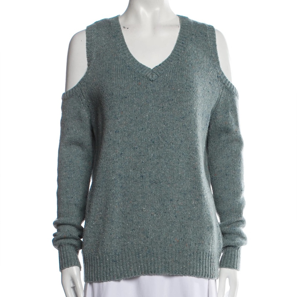 REBECCA MINKOFF Wool Blend Page Cut Out Sweater